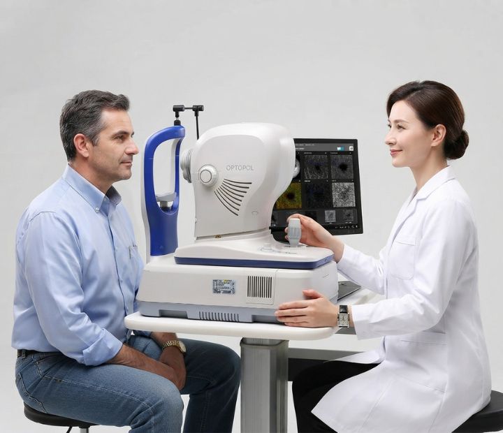 Tecnología oftalmológica para evaluación ocular en Clínica Láser de Ojos Medellín