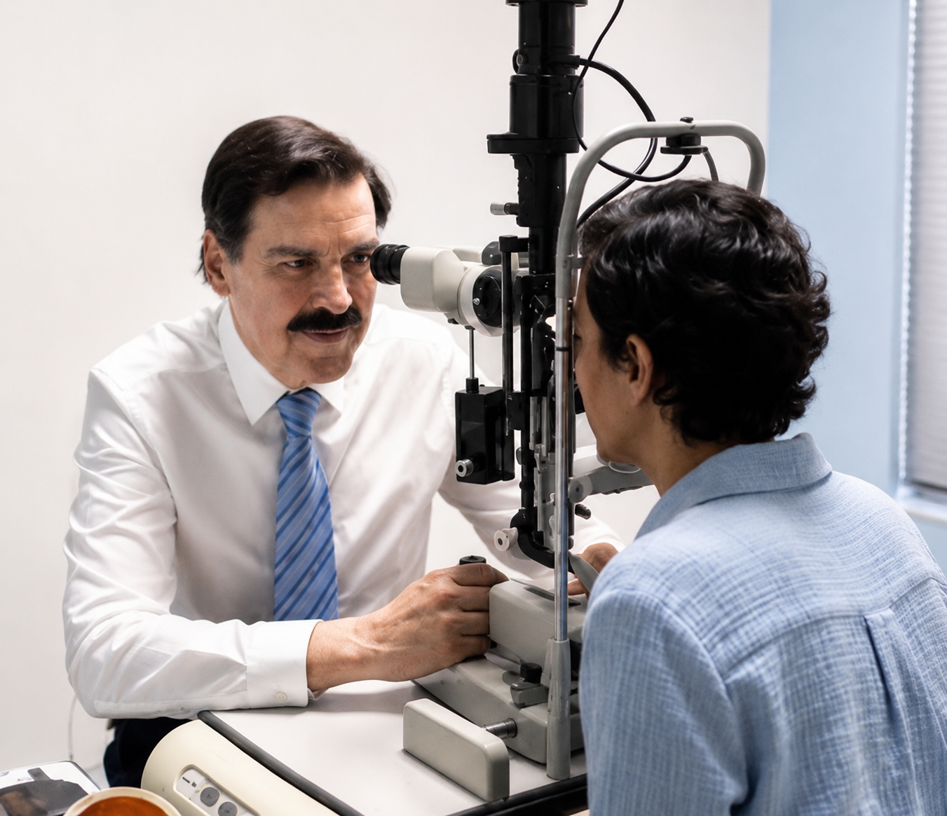 Consulta oftalmológica con Doctor Carlos Saldarriaga en Clínica Láser de Ojos Medellín